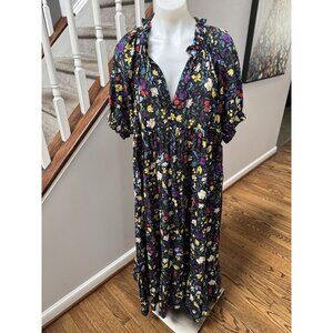 Mii Collection Floral Maxi Dress Size Large
